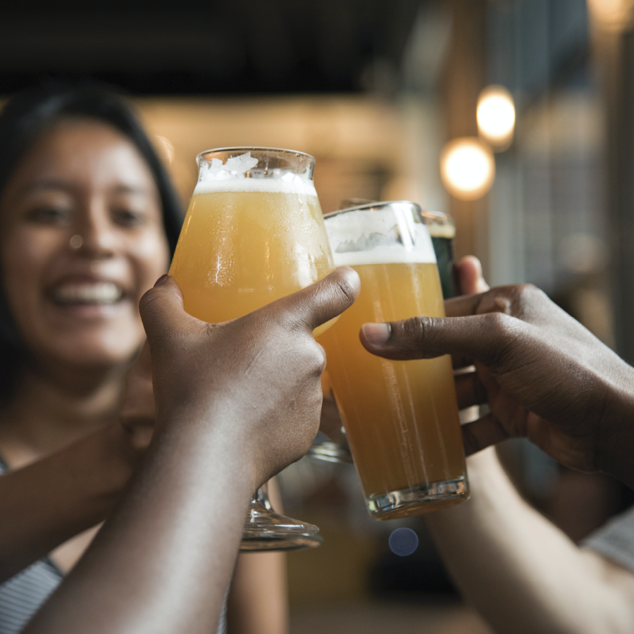 Des verres de bières